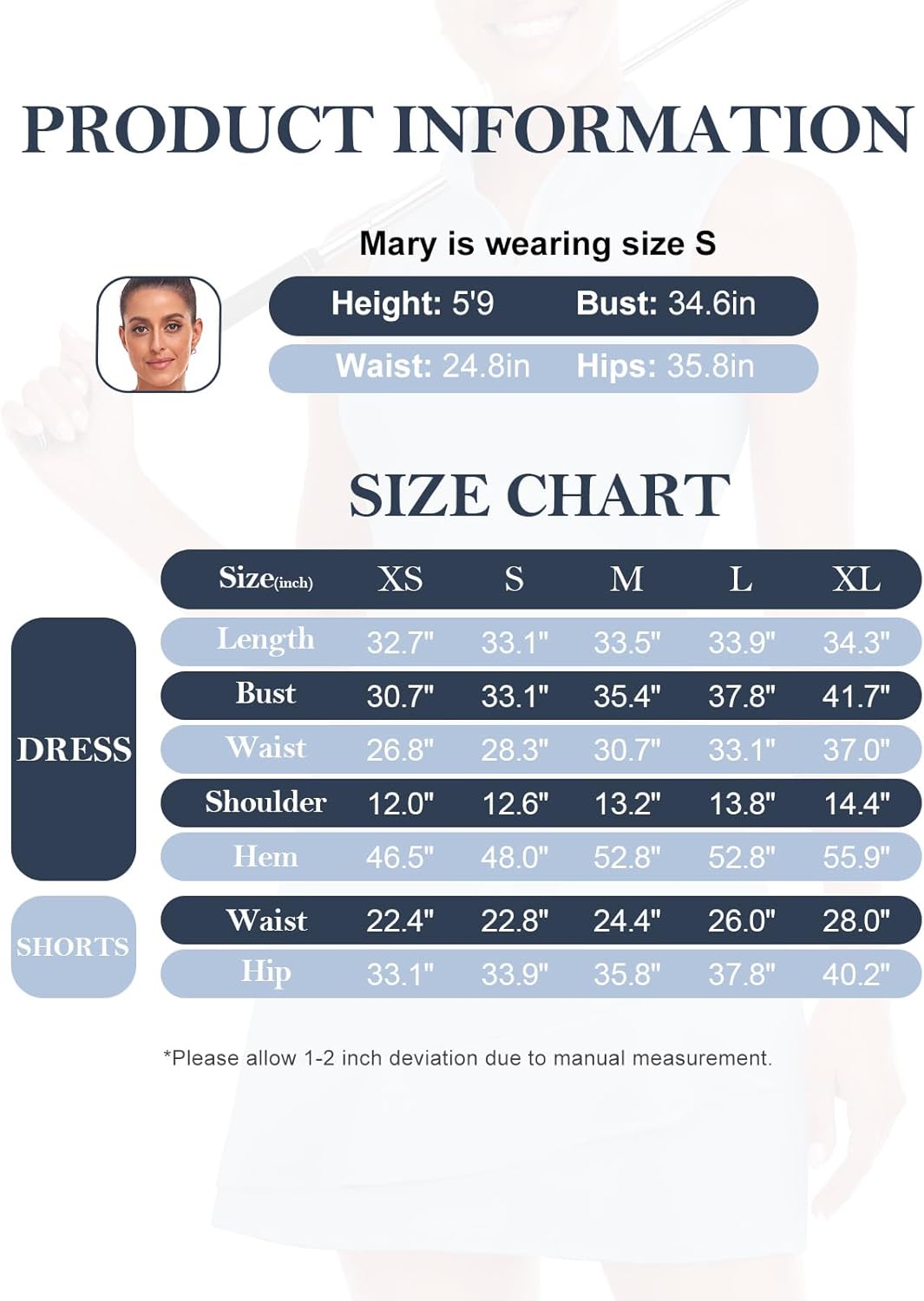 Tennis Dress for Women Sleeveless Golf Dresses with Shorts and Pockets Ruffle Zip Up Stand Collar Golf Outfits