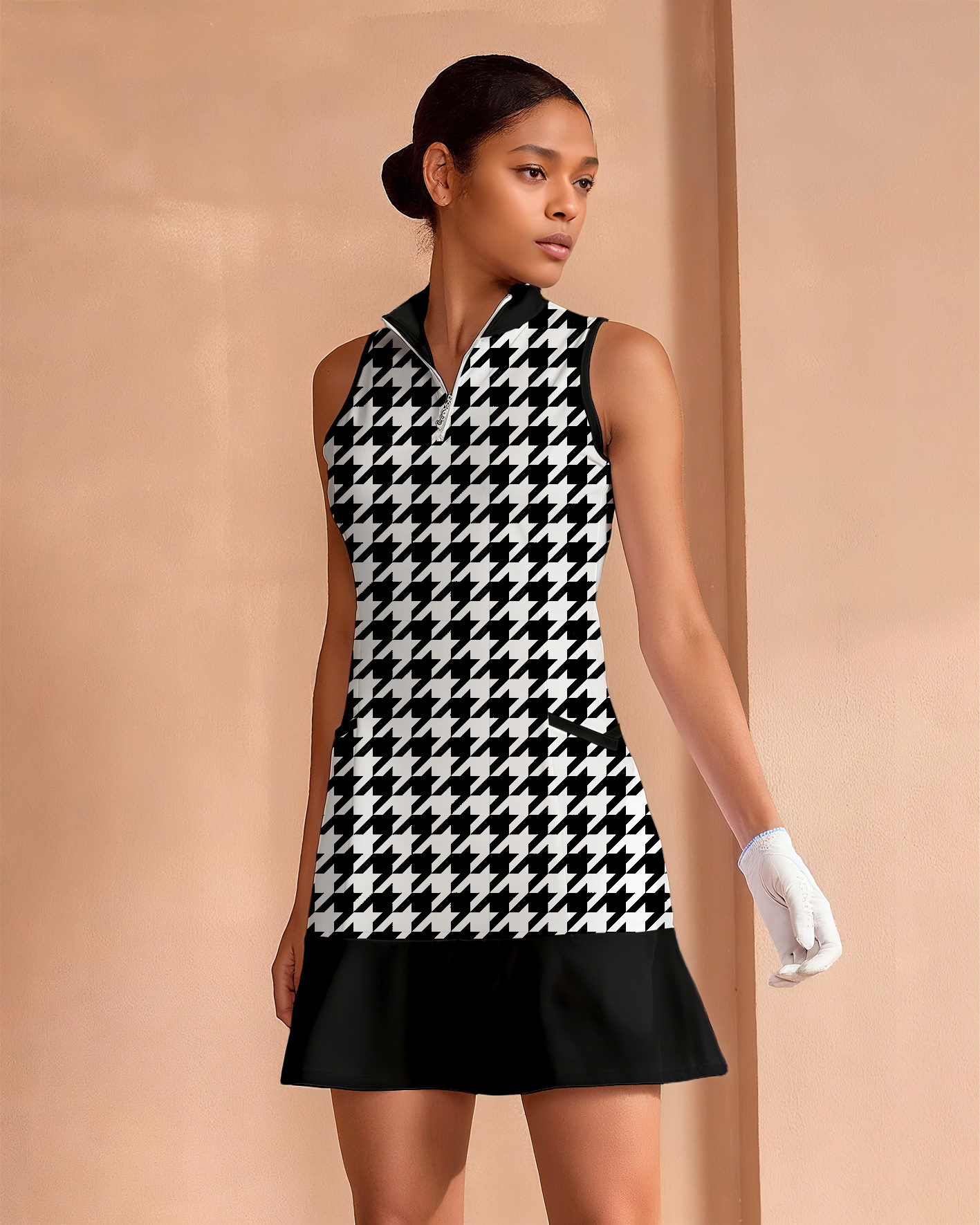 Fungolfs Super stylish ruffle dresses for golf, pickleball and tennis 0042 With Pockets