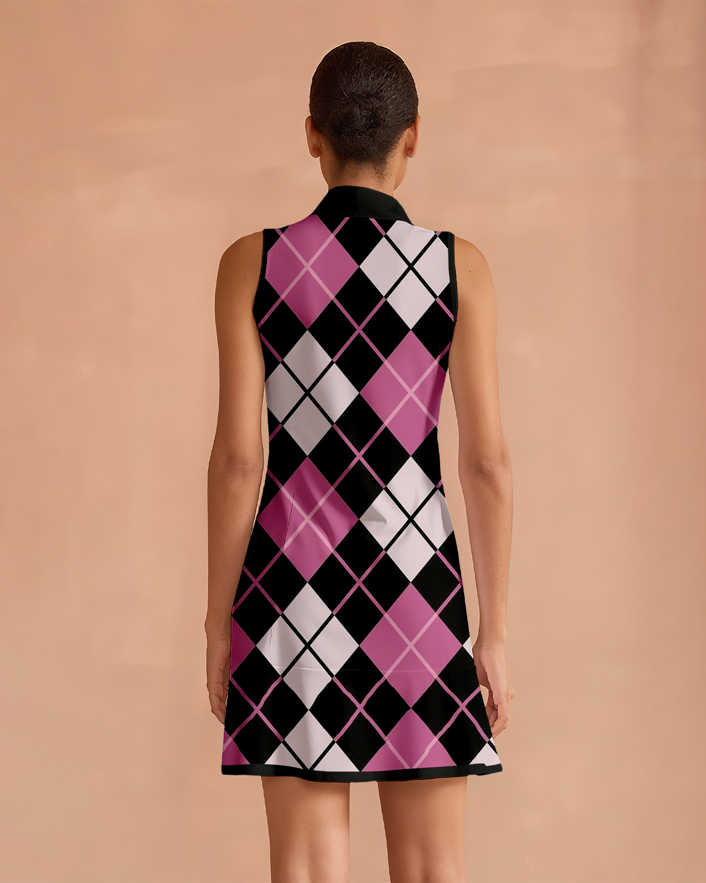 Super Stylish Ruffled Zip-Up Dress Perfect For Golf, Pickleball, And Tennis