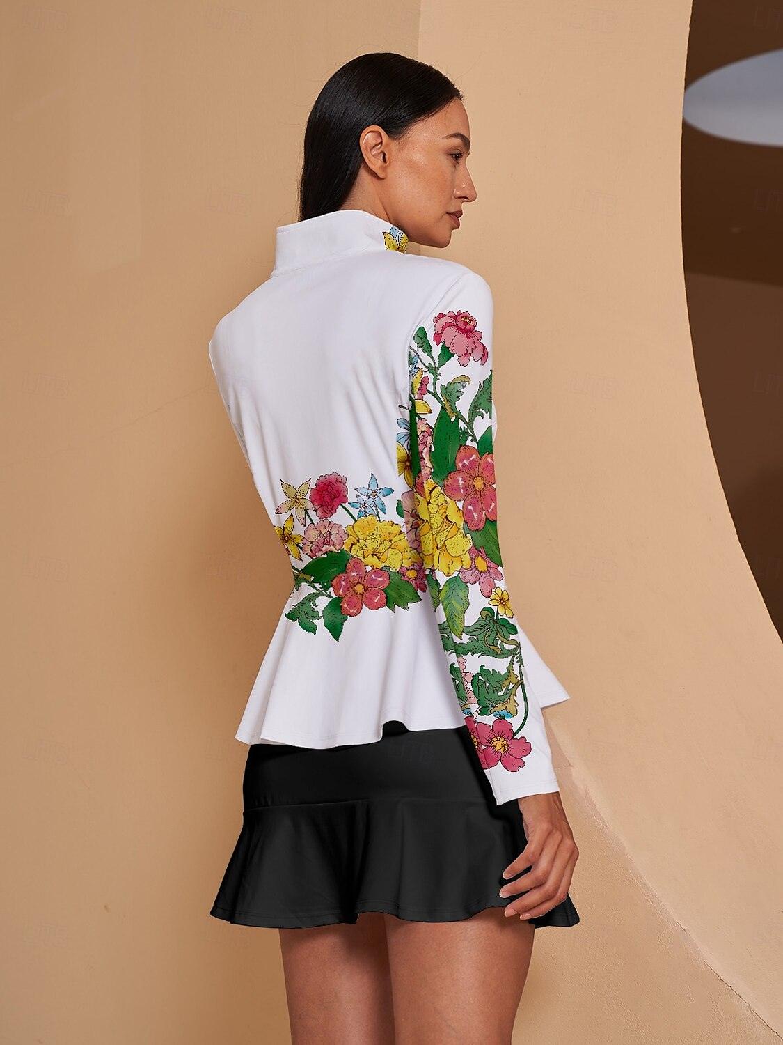 Fungolfs Botanical Energy Ruffle Golf Jacket Sun Protection
