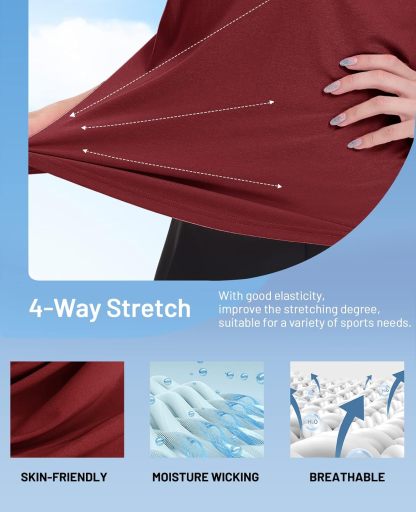 Women's Golf Polo Shirts Collared V Neck Short Sleeve Tennis Shirt, Dry Fit, Moisture Wicking