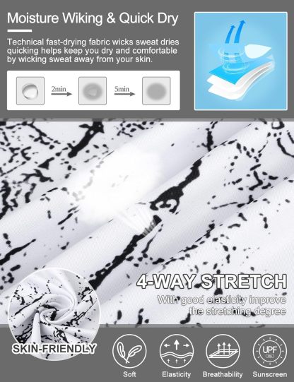 Women's Long Sleeve Golf Tennis Polo Shirts UPF50+ Half Zip Dry Fit Workout Tops Athletic Shirt