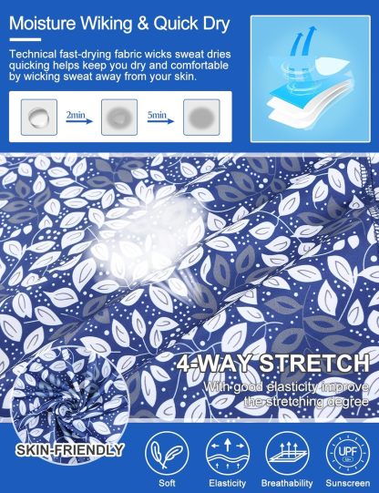 Women's Long Sleeve Golf Tennis Polo Shirts UPF50+ Half Zip Dry Fit Workout Tops Athletic Shirt