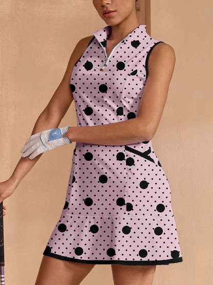 Fungolfs Hyper-prep Ruffle Dress For Golf Pickleball & Tennis