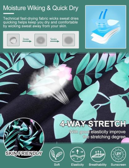 Women's Golf Polo Shirts Short Sleeve Quarter Zip Pullover Moisture Wicking Workout Tops