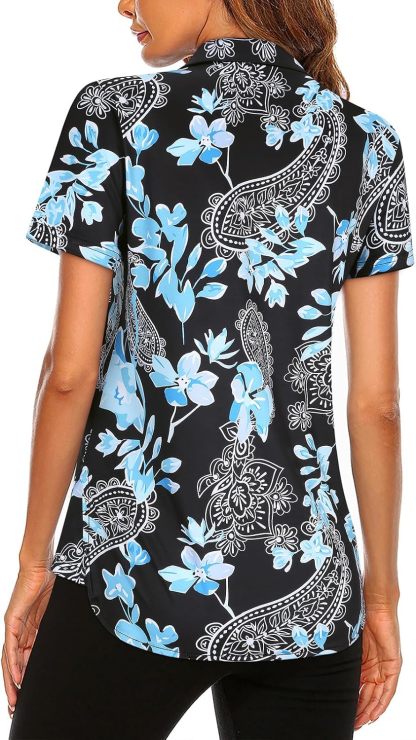 Women's Long Sleeve Golf Tennis Polo Shirts UPF50+ Half Zip Dry Fit Workout Tops Athletic Shirt