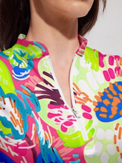 Fungolfs Hyped-up Tropical Sleeveless Dress UPF50+