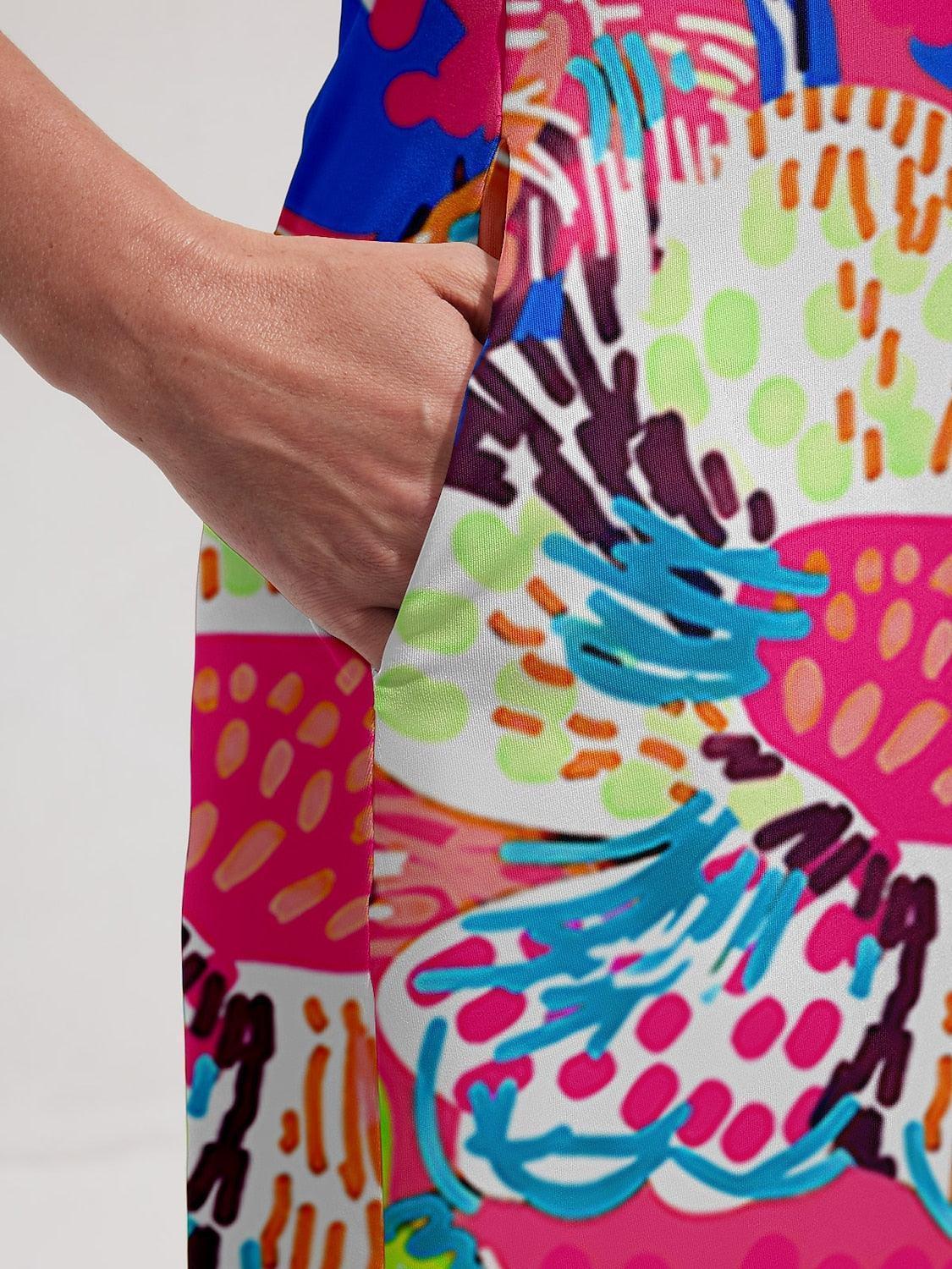 Fungolfs Hyped-up Tropical Sleeveless Dress UPF50+