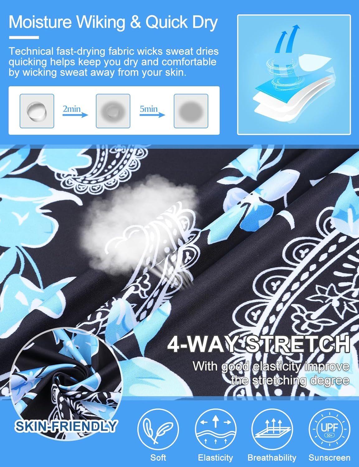 Women's Long Sleeve Golf Tennis Polo Shirts UPF50+ Half Zip Dry Fit Workout Tops Athletic Shirt