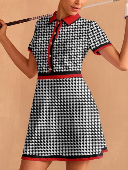 Fungolfs Not So Classic Short Sleeve A-Line Dress