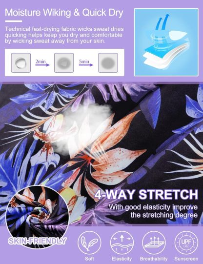 Women's Long Sleeve Golf Tennis Polo Shirts UPF50+ Half Zip Dry Fit Workout Tops Athletic Shirt