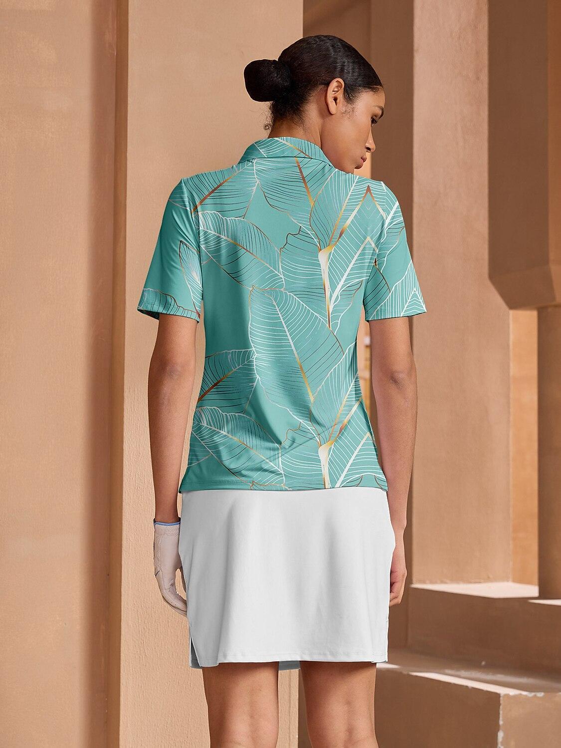 Fungolfs Hyped-up Tropical Polo Top UPF50+