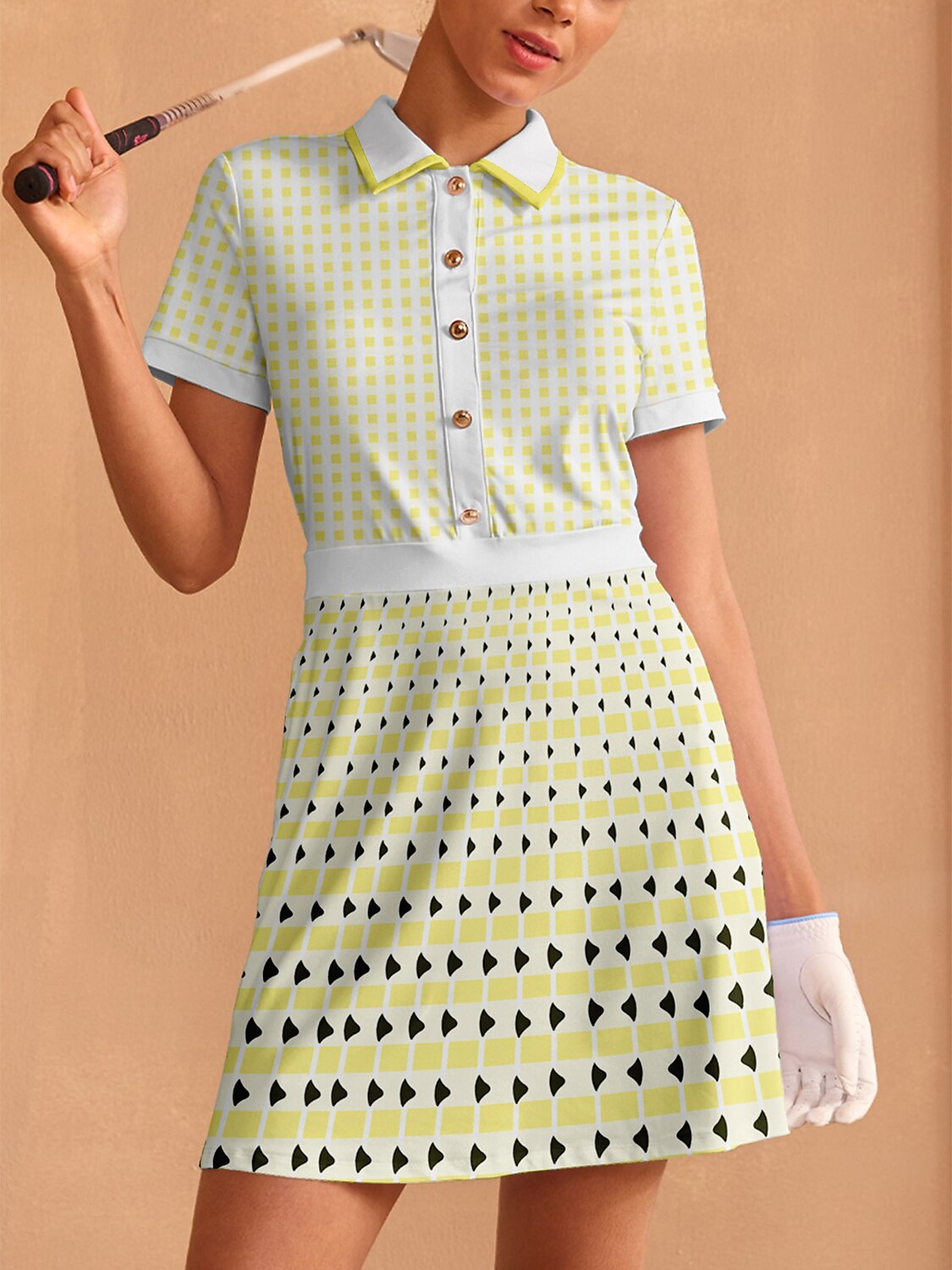Fungolfs Not So Classic Short Sleeve A-Line Dress