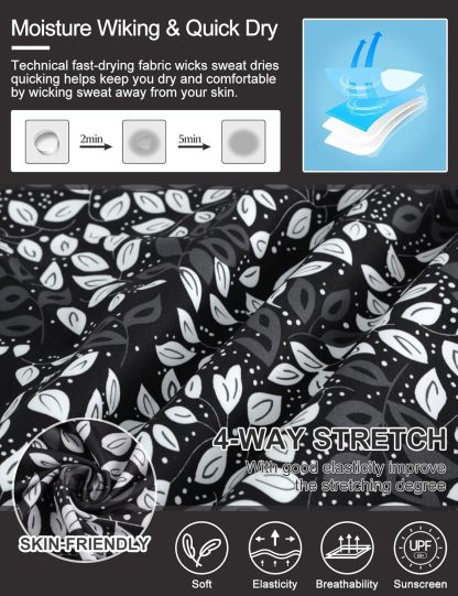 Women's Long Sleeve Golf Tennis Polo Shirts UPF50+ Half Zip Dry Fit Workout Tops Athletic Shirt