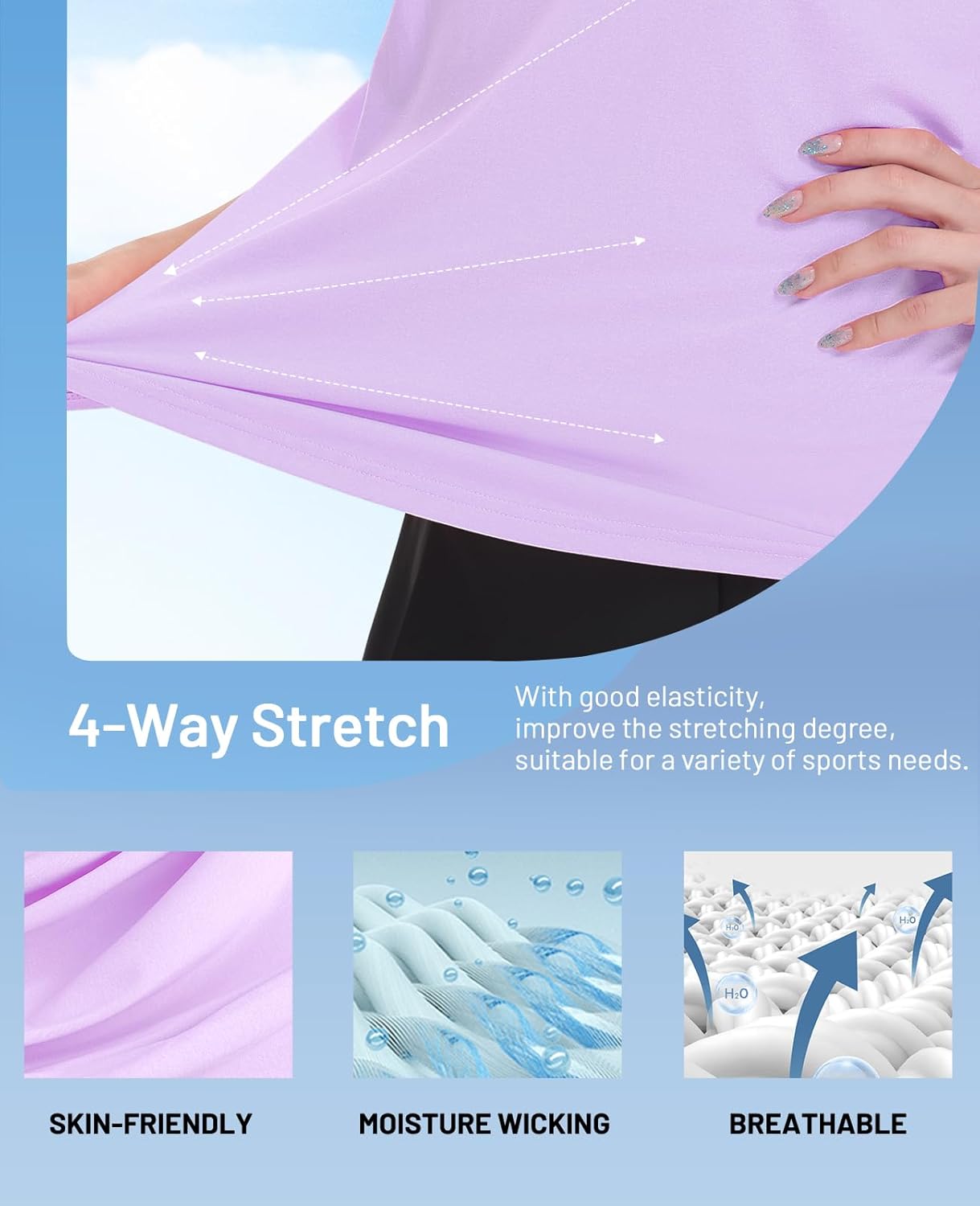 Women's Golf Polo Shirts Collared V Neck Short Sleeve Tennis Shirt, Dry Fit, Moisture Wicking