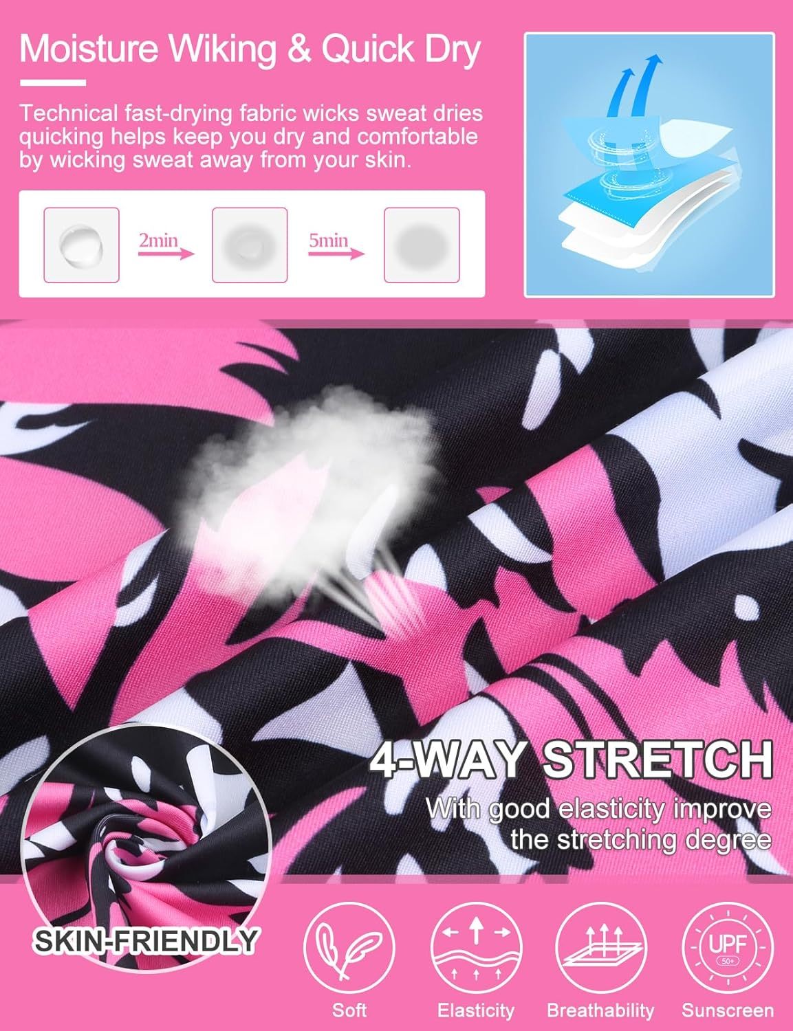 Women's Long Sleeve Golf Tennis Polo Shirts UPF50+ Half Zip Dry Fit Workout Tops Athletic Shirt