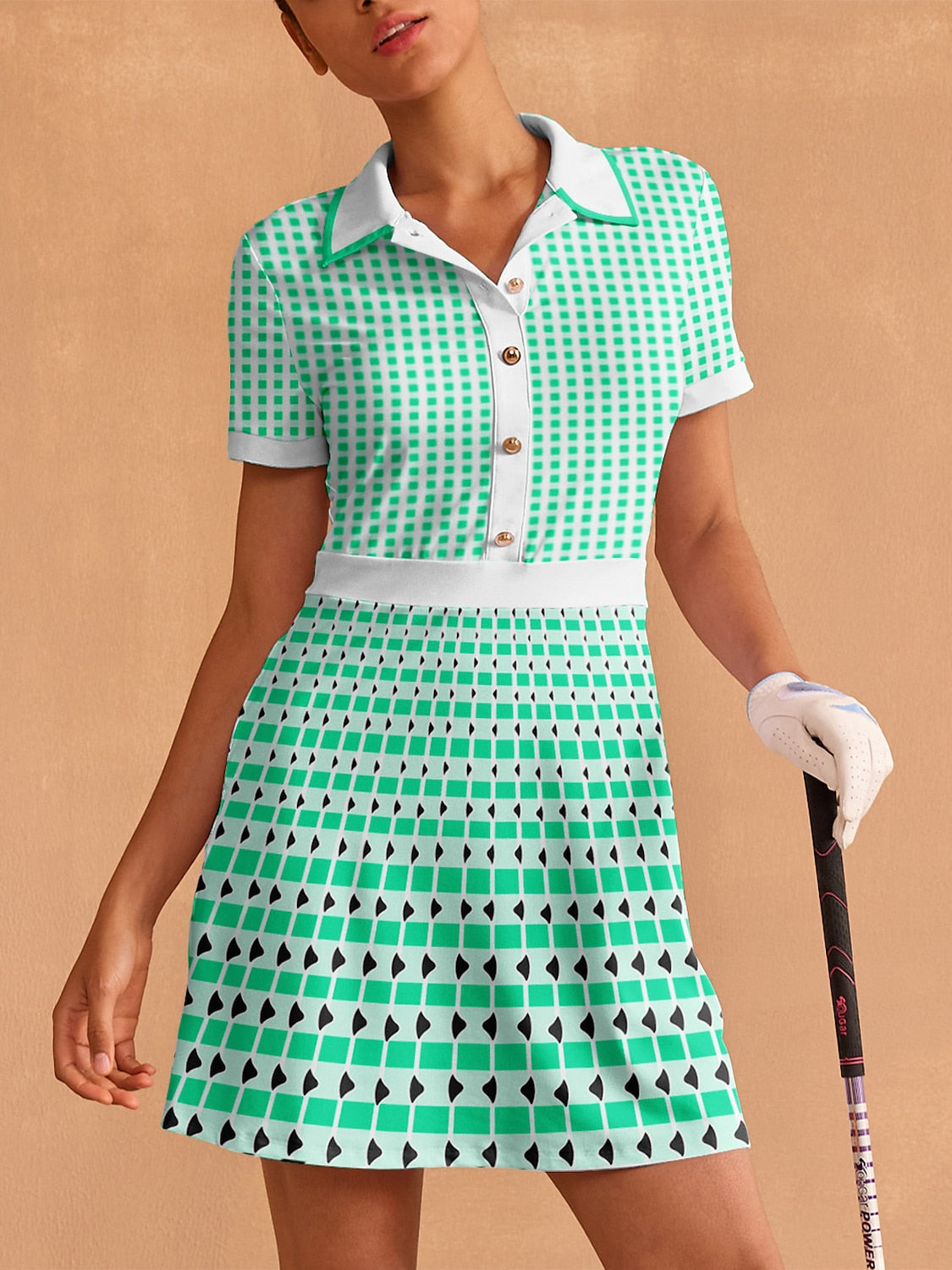 Fungolfs Not So Classic Short Sleeve A-Line Dress