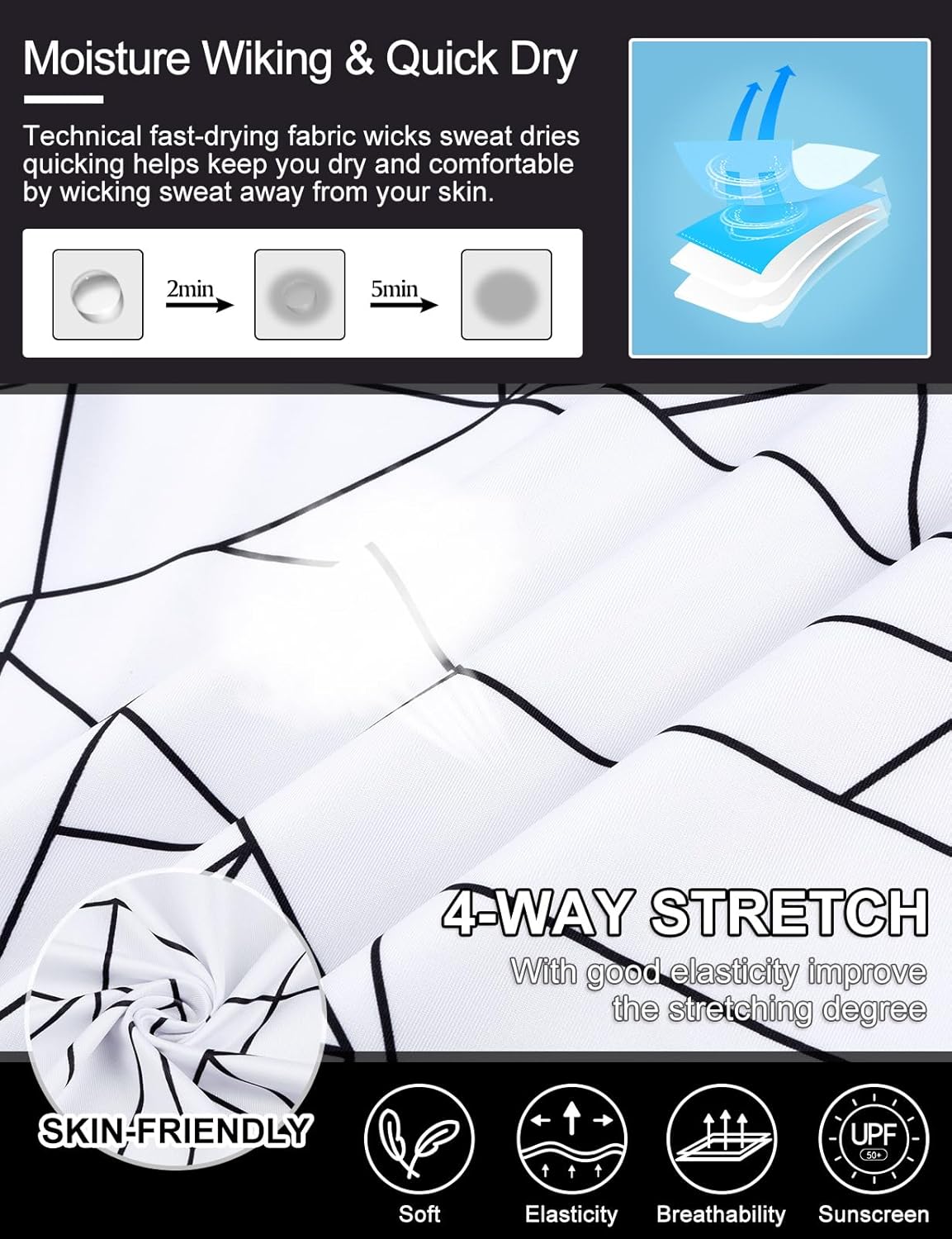 Women's Long Sleeve Golf Tennis Polo Shirts UPF50+ Half Zip Dry Fit Workout Tops Athletic Shirt