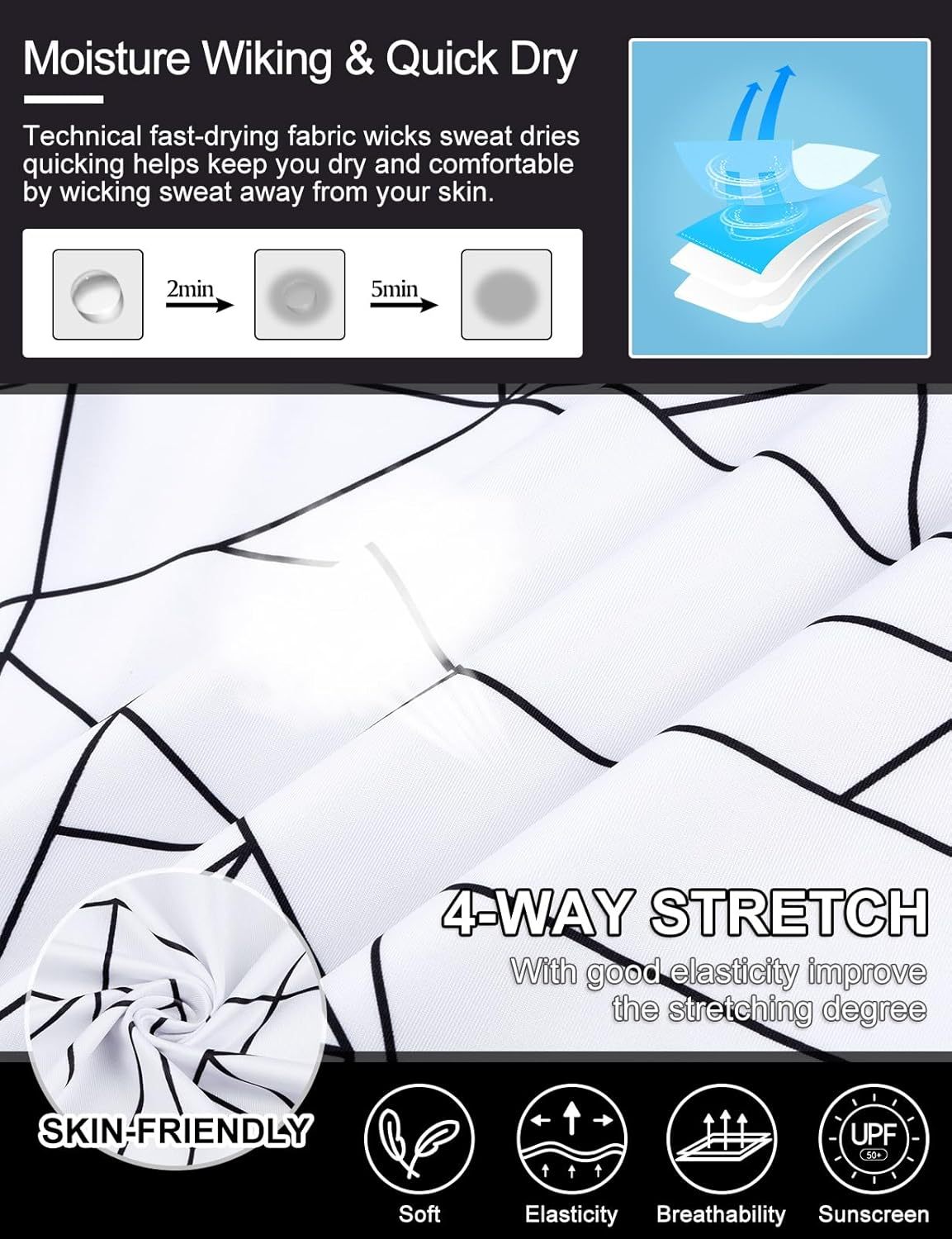 Women's Long Sleeve Golf Tennis Polo Shirts UPF50+ Half Zip Dry Fit Workout Tops Athletic Shirt