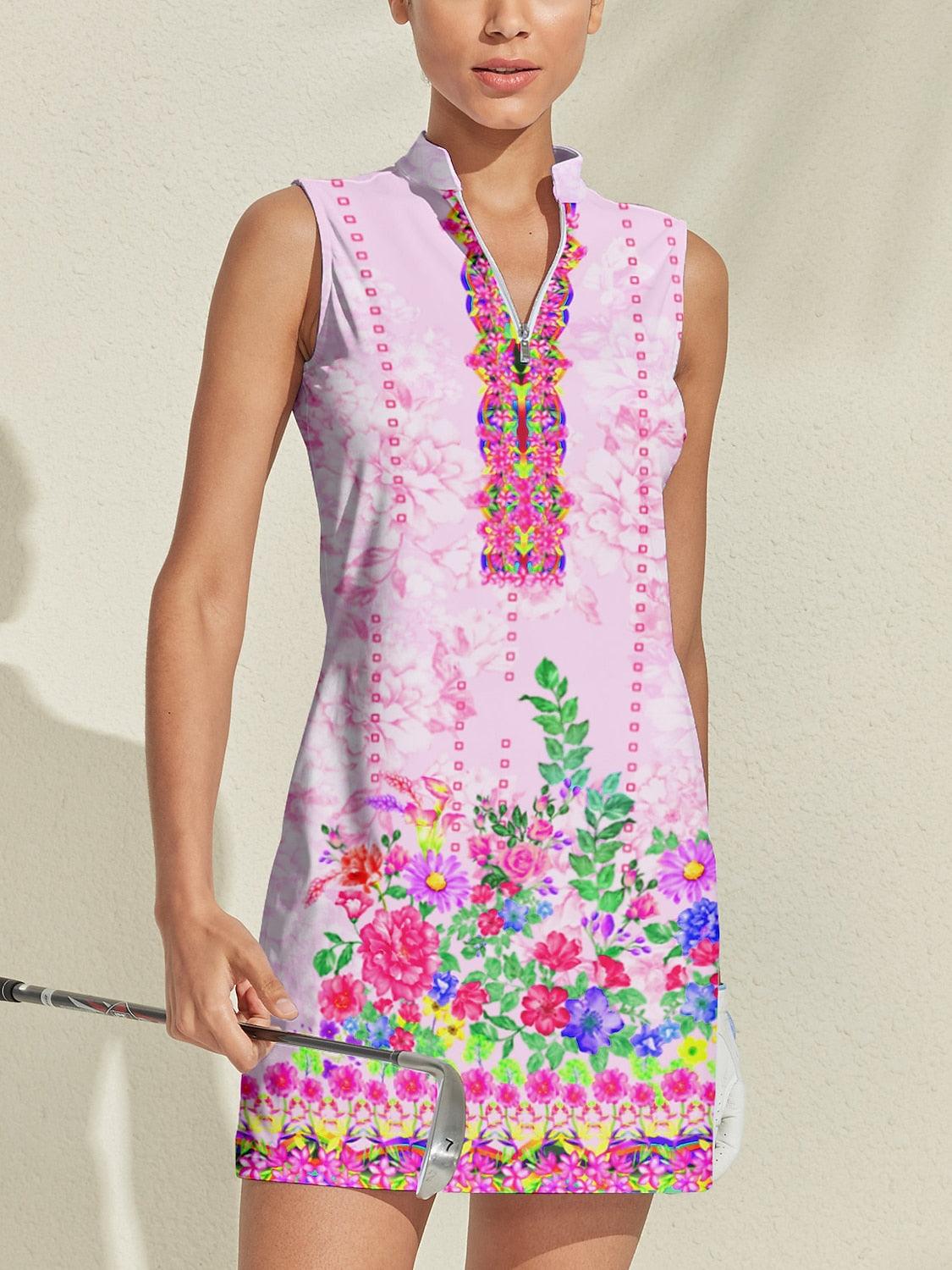Fungolfs Botanical Energy Sleeveless Dress UPF50+