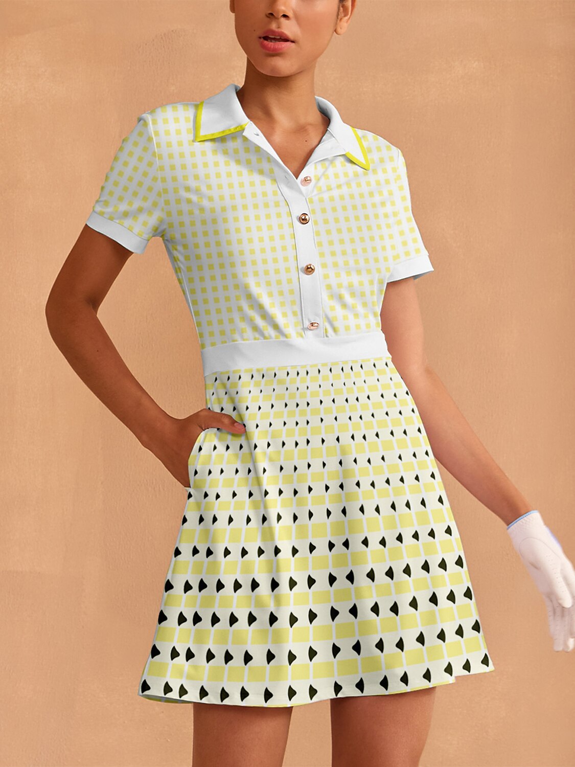 Fungolfs Not So Classic Short Sleeve A-Line Dress