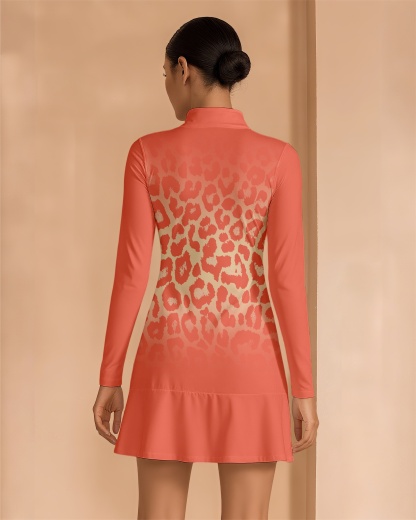 Fungolfs Stylish And Elegant Golf Long-Sleeved Dress With Pockets 0025