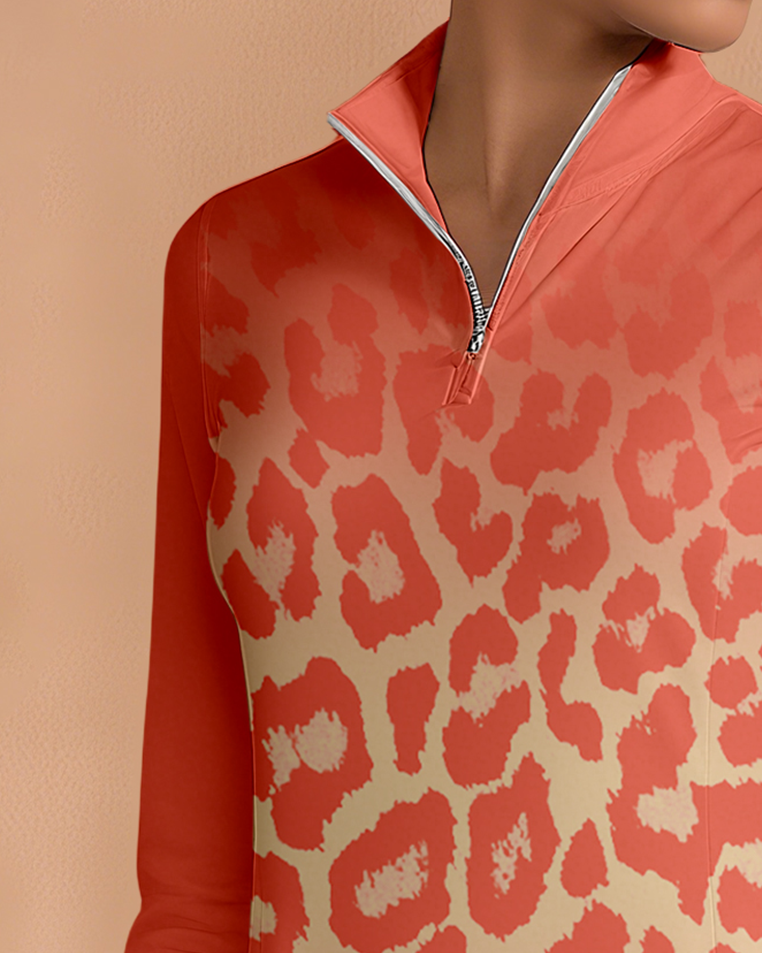 Fungolfs Stylish And Elegant Golf Long-Sleeved Dress With Pockets 0025