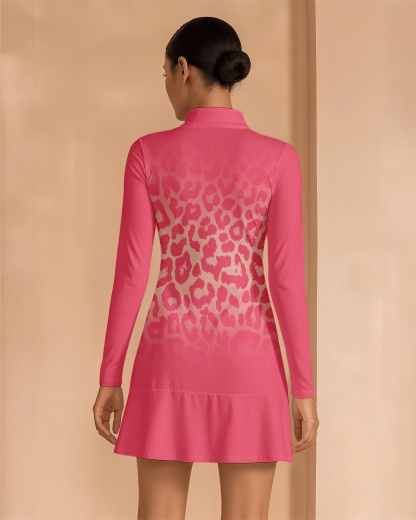 Fungolfs Stylish And Elegant Golf Long-Sleeved Dress With Pockets 0025