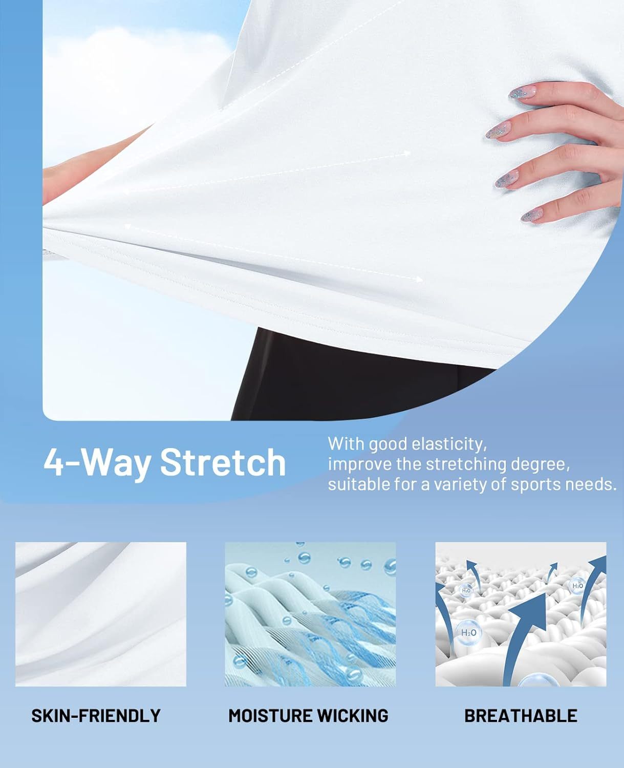 Women's Golf Polo Shirts Collared V Neck Short Sleeve Tennis Shirt, Dry Fit, Moisture Wicking