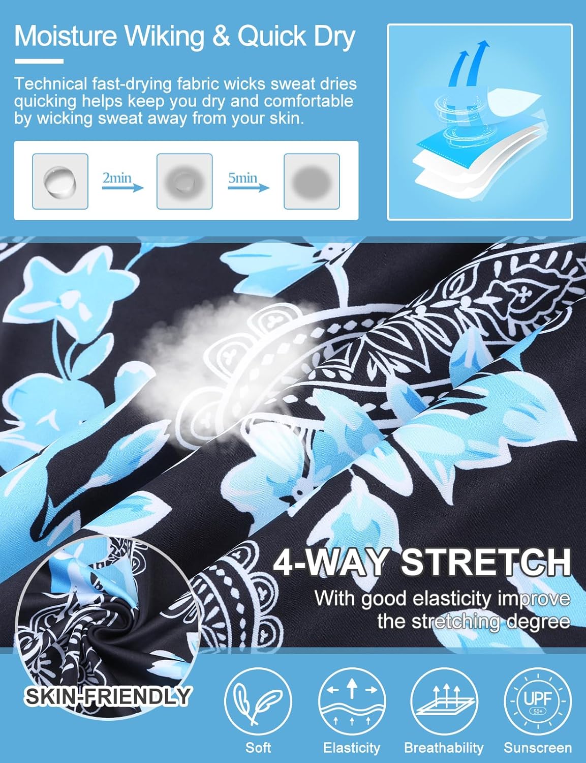 Women's Long Sleeve Golf Tennis Polo Shirts UPF50+ Half Zip Dry Fit Workout Tops Athletic Shirt