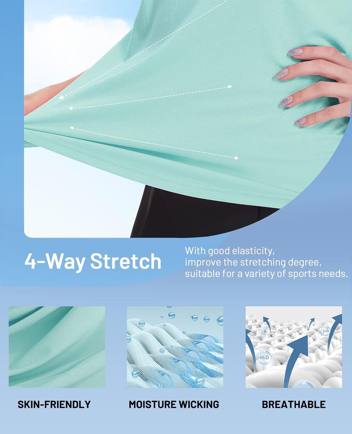 Women's Golf Polo Shirts Collared V Neck Short Sleeve Tennis Shirt, Dry Fit, Moisture Wicking