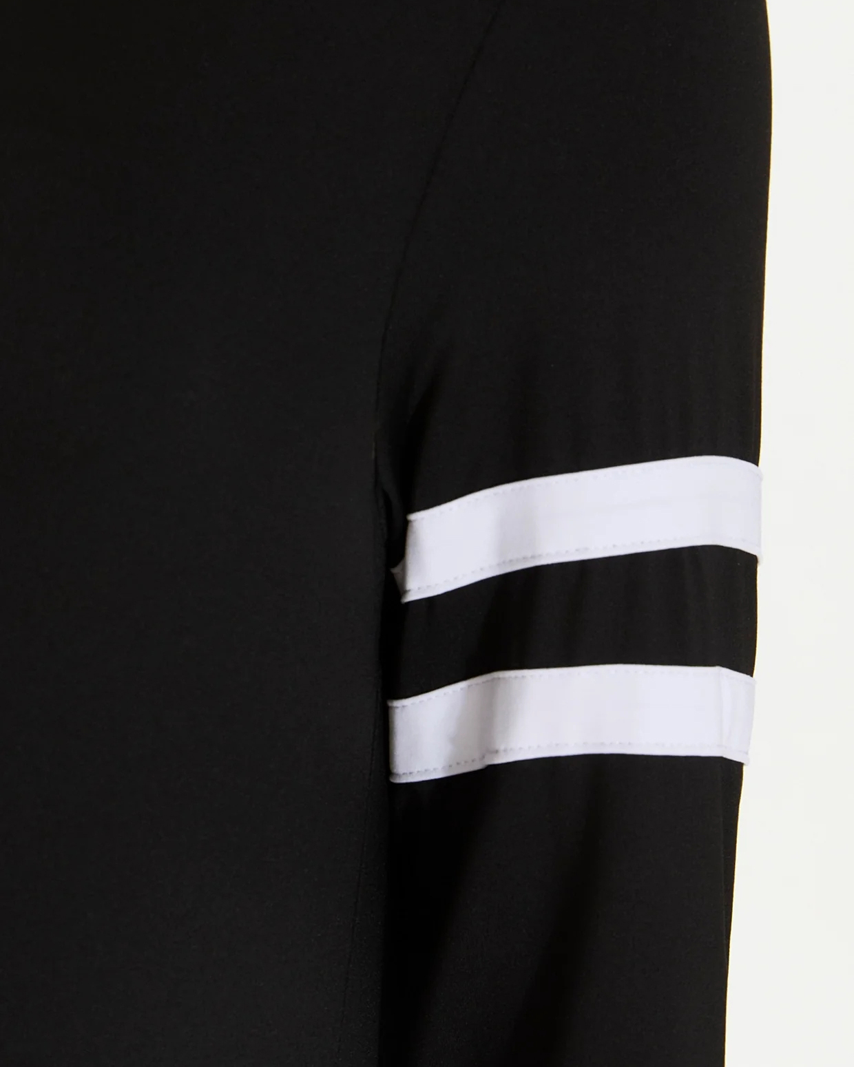 Women's Golf Black Long Sleeve Classic Quarter Zip Golf Polo Shirt