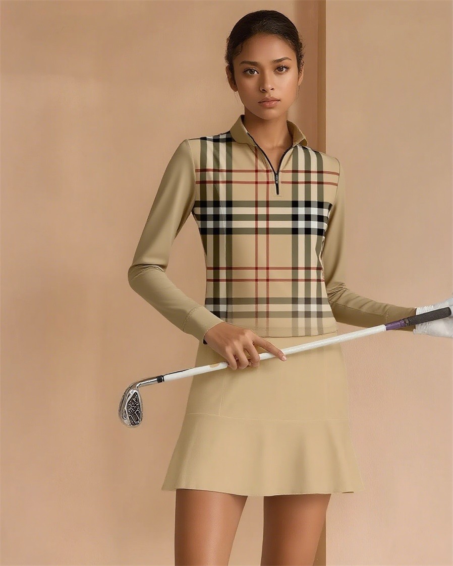 Fungolfs Fashion Gradient Polka Dot Simple Long Sleeve Dress With Pockets