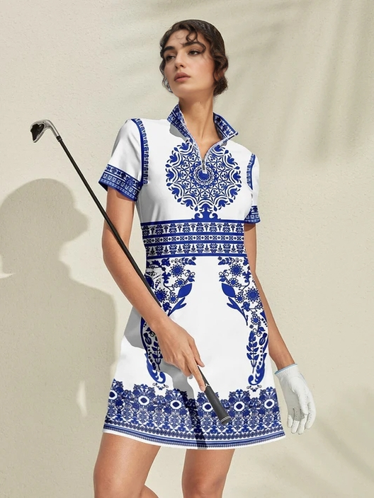 Fungolfs Pretty Feminine Short Sleeve Dress UPF50+