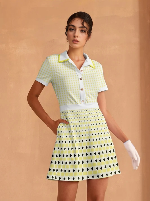 Not So Classic Short Sleeve A-Line Dress