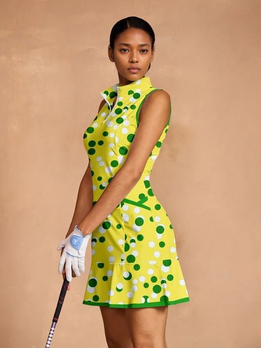 Fungolfs Hyper-prep Ruffle Dress For Golf Pickleball & Tennis