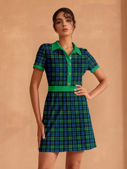 Not So Classic Short Sleeve A-Line Dress
