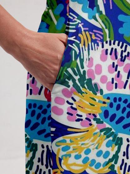 Fungolfs Hyped-up Tropical Sleeveless Dress UPF50+