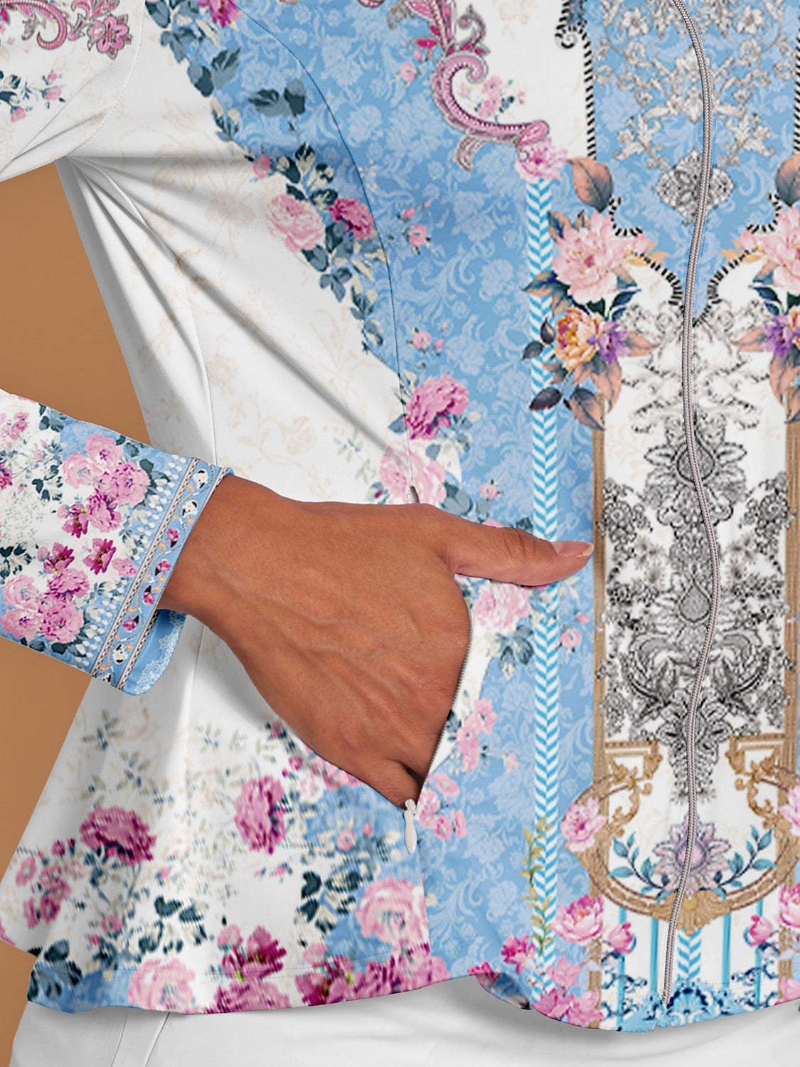 Botanical Energy Ruffle Golf Jacket Sun Protection