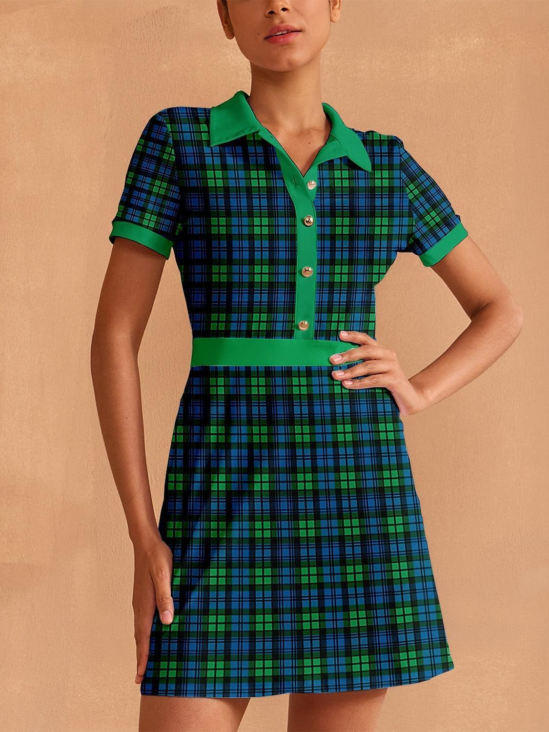 Fungolfs Not So Classic Short Sleeve A-Line Dress