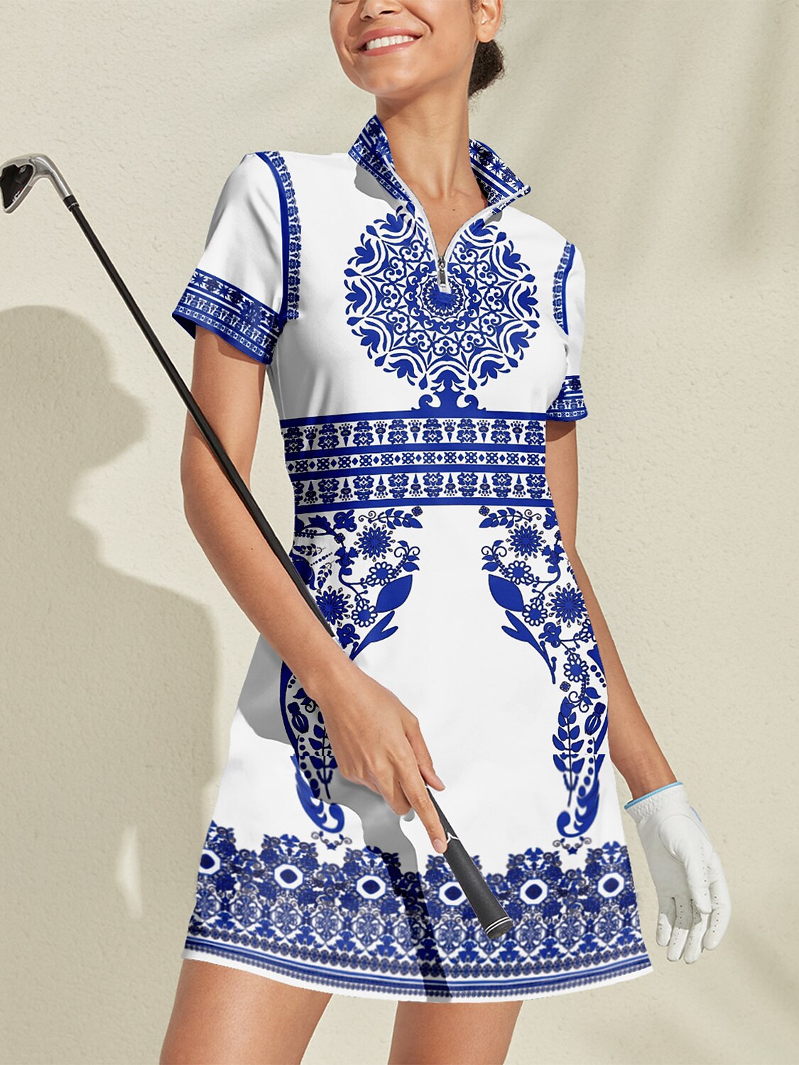 Fungolfs Pretty Feminine Short Sleeve Dress UPF50+