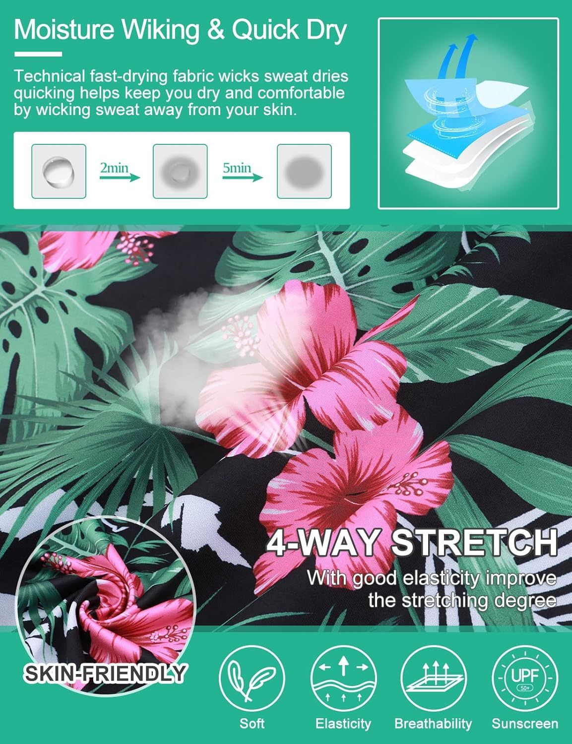 Women's Golf Polo Shirts Short Sleeve Quarter Zip Pullover Moisture Wicking Workout Tops