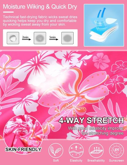 Women's Golf Polo Shirts Short Sleeve Quarter Zip Pullover Moisture Wicking Workout Tops