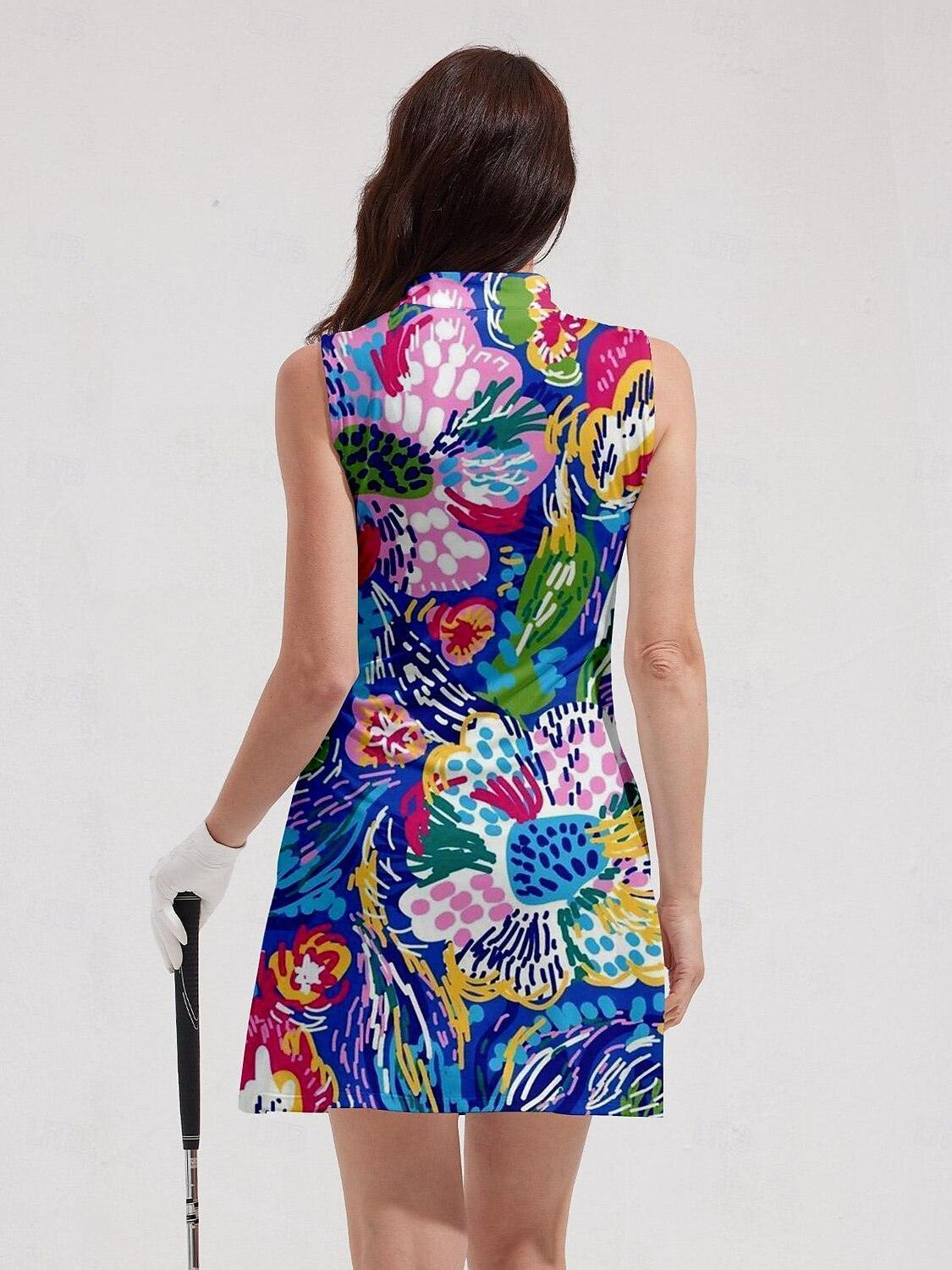 Fungolfs Hyped-up Tropical Sleeveless Dress UPF50+
