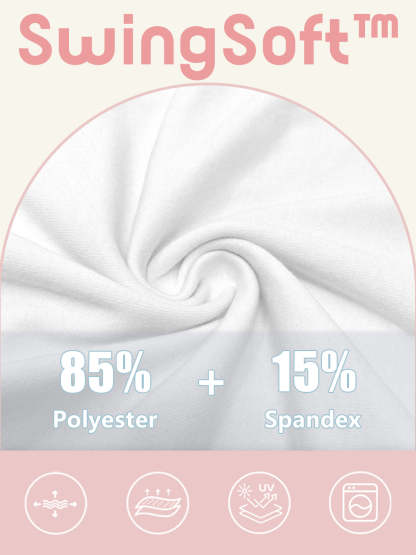 Fungolfs Botanical Energy Ruffle Sleeve Polo Top UPF50+