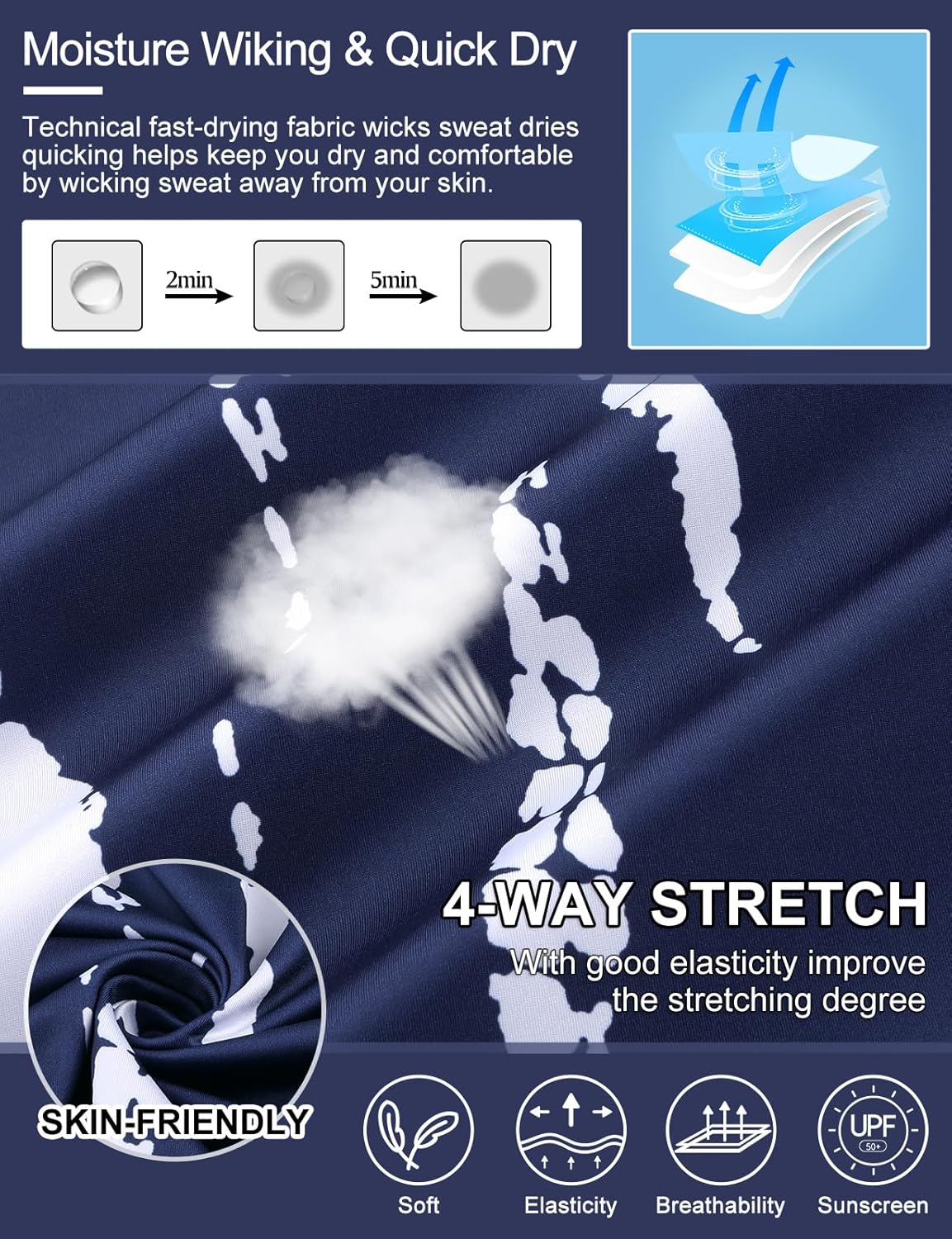 Women's Golf Polo Shirts Short Sleeve Quarter Zip Pullover Moisture Wicking Workout Tops