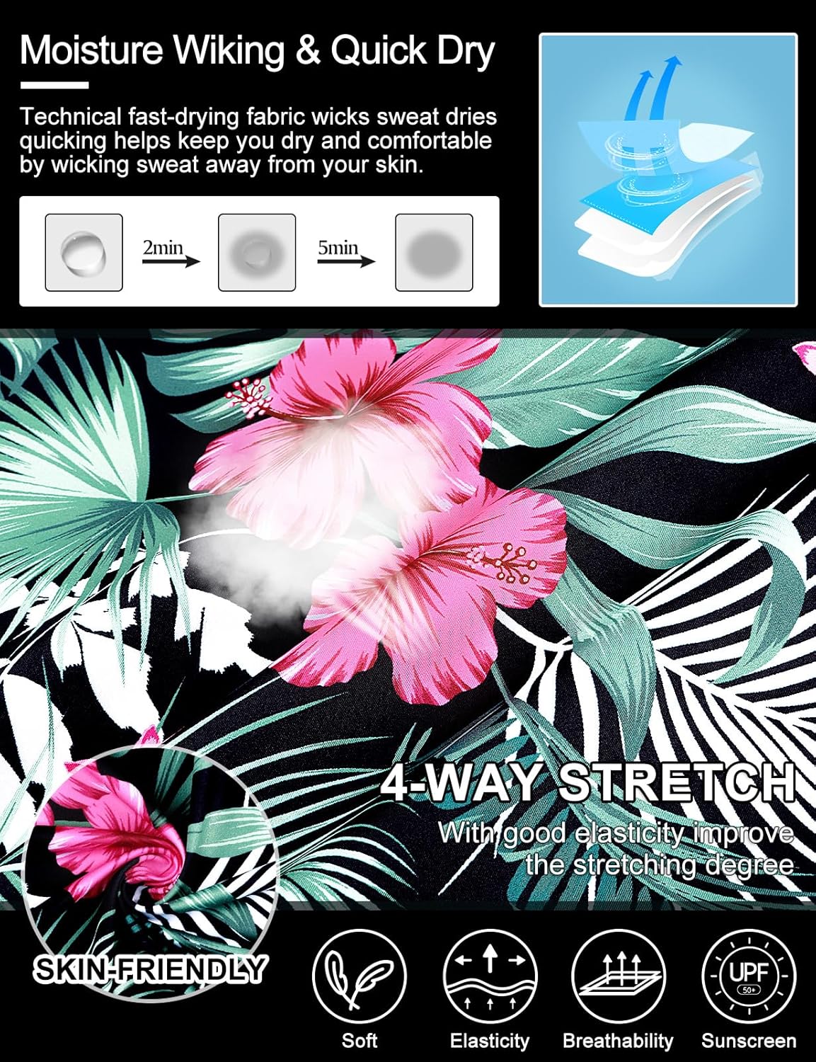 Women's Long Sleeve Golf Tennis Polo Shirts UPF50+ Half Zip Dry Fit Workout Tops Athletic Shirt