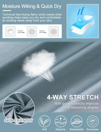 Women's Long Sleeve Golf Tennis Polo Shirts UPF50+ Half Zip Dry Fit Workout Tops Athletic Shirt