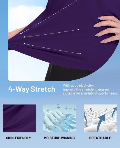 Women's Golf Polo Shirts Collared V Neck Short Sleeve Tennis Shirt, Dry Fit, Moisture Wicking