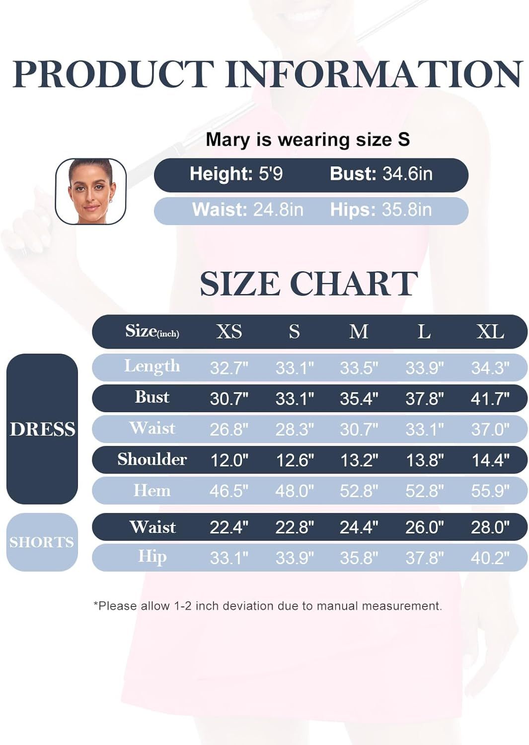 Tennis Dress for Women Sleeveless Golf Dresses with Shorts and Pockets Ruffle Zip Up Stand Collar Golf Outfits